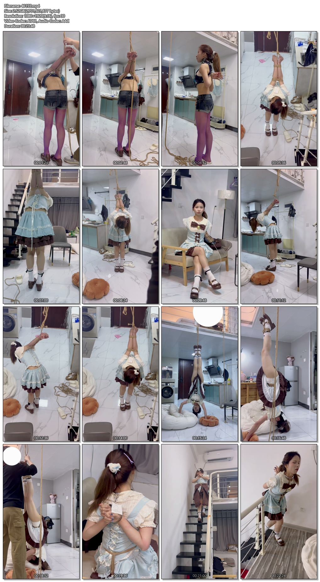 46155----【内八原创】Lolita女孩甜巧却极度反差被绑成粽子 极限倒吊直臂.jpg