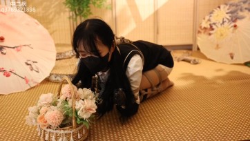 【中二病】双马尾精致少女北北的犬缚调教，少女犬奴听从主人的指令