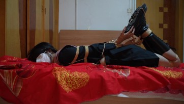 【心悦体验】新人佳佳第二次束缚放置挣扎