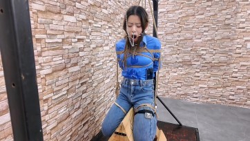 【HD飞天】希希铁项圈乳夹夹乳,郊狼电击y塞放入下面挑战木马放置,加上强劲棒棒最终经不起长时间折磨竞然喷了