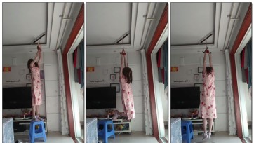 【沐臣】伪娘前手吊缚，双脚离地非常痛苦