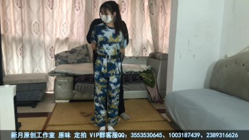 【新月原创】【荷露】微剧情 军 训女孩的绳拔训练 不愿被放水结果被狠狠绑紧