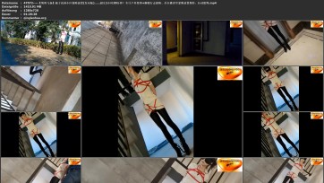 【绳舞飞扬】橘子花园小区探险放置(发布版)……超长1小时30分钟！冬日户外紧缚+脚镣行走探险、吊在楼道里蒙眼放置期待、拉动股绳