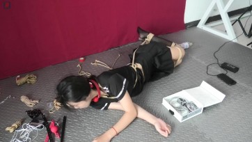 【绳之韵】自缚的少女第二集：JK、黑丝，驷马，自我电击、TK