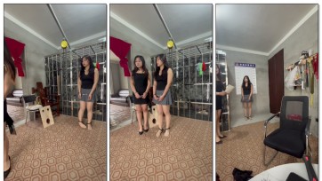 【皖北绳艺】雪雪手铐脚镣、肉丝百褶裙、超美大波浪、客户沟通现场