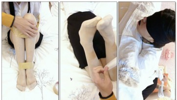 【默艺录】《小西的三部曲：上》作为胶带控，还是一如既往的，进行各种胶带封嘴+呼吸限制小挑战+丝袜套头