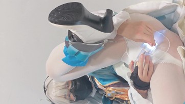 【哈曼哈w】白丝流萤/透明巨大gang sai扩张/扩gang器/镂空gang sai/肠壁可见