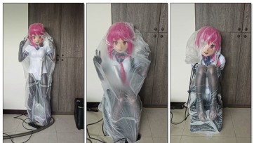 【哈哭實驗室】kig超紧贴真空袋，椅子上的完全固定