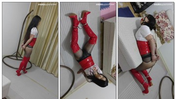 【冰悦原创】宠粉之女王殿下被直臂手铐脚镣强制马具型5·0口球抬头