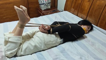 【墨色】迟迟肉丝驷马捆绑放置挣扎下