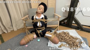 【象人工作室】【紧缚实验室】【第五期】【被绑架严刑调教的女搜查官雅熙！震动棒插下体，跳蛋五雷轰顶！肉丝蒙眼堵嘴！有史以来活最狠的一次！以后会有更狠的！