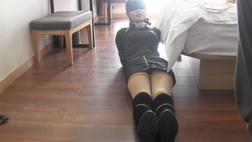 【半岛束艺台】雯雯日式股绳+悬吊~凄美的挣扎