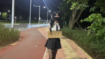 【桃花岛】新作cd男娘花花户外i捆绑外出