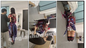 【辣逼小星】海瑟音cos捆绑，尝试只用一张凳子为支点驷马