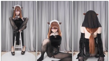 【zentai】性感黑丝娃娃，这双美腿真是绝了