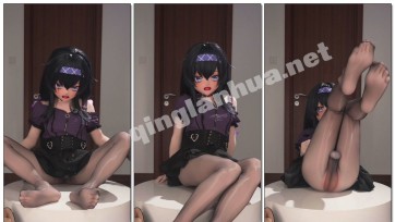 【zentai】美腿黑丝娃娃又来啦~~戴着阳锁摩擦着丝滑美腿