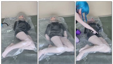 【kigurumi】真空袋极限呼吸控制