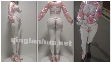 【哈曼哈w】贞操锁/口球马路边露出/超长gang sai/伪娘/双层zentai兔女郎