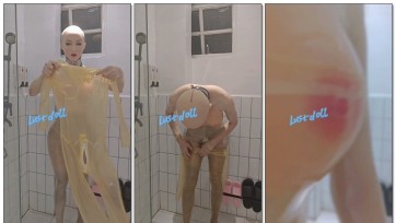 【Lustdoll】透明娃娃是怎么套上第二层胶衣的+花絮版