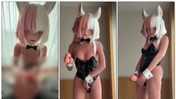 【zentai】べにか♡ 今日はうさぎ気分のべにか♡