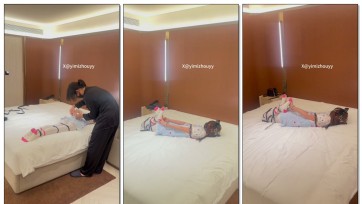 【薏米粥】【粥粥】[女儿服1]女儿服萝莉皮带镣铐锁链束缚+挠脚心抽打+挣扎脱缚