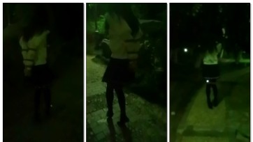 【一只萌熊】夏夏电击塞小公园高跟外出