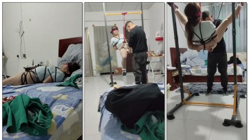 【磊哥原创】大学生遭遇捆绑悬吊的第一次
