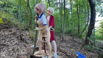 【黎梦LEEDM】【户外打开她的第一次】kigurumi、zentai、丝袜