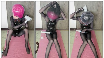 【哈哭實驗室】双层热缩袋包裹丝袜套头